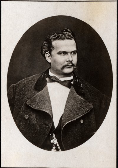 Portrait of Ludwig II of Bavaria, King of Bavaria by French Photographer